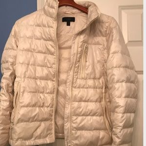 Jcrew Vintage White Puffer